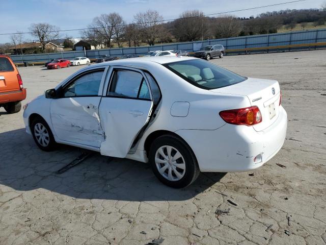 2T1BU4EE0AC485353 - 2010 TOYOTA COROLLA BASE WHITE photo 2