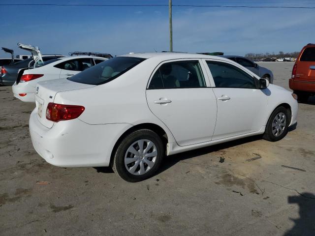 2T1BU4EE0AC485353 - 2010 TOYOTA COROLLA BASE WHITE photo 3