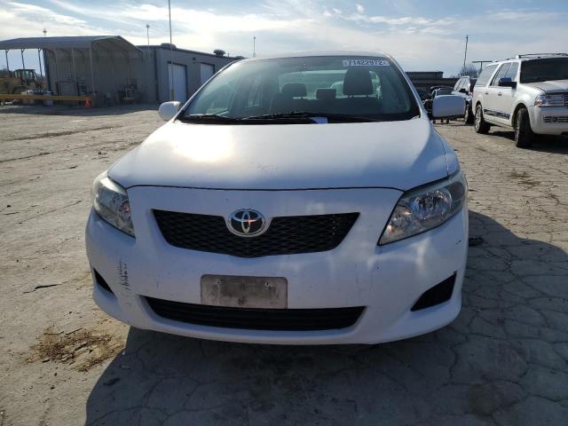 2T1BU4EE0AC485353 - 2010 TOYOTA COROLLA BASE WHITE photo 5