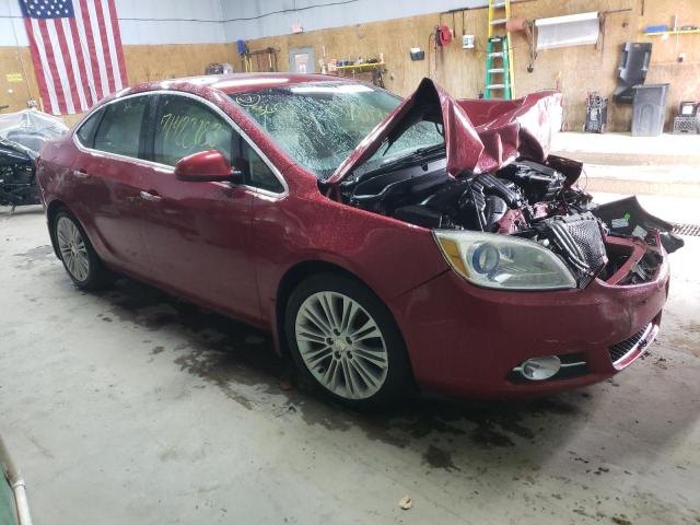 1G4PP5SK7D4175801 - 2013 BUICK VERANO RED photo 4