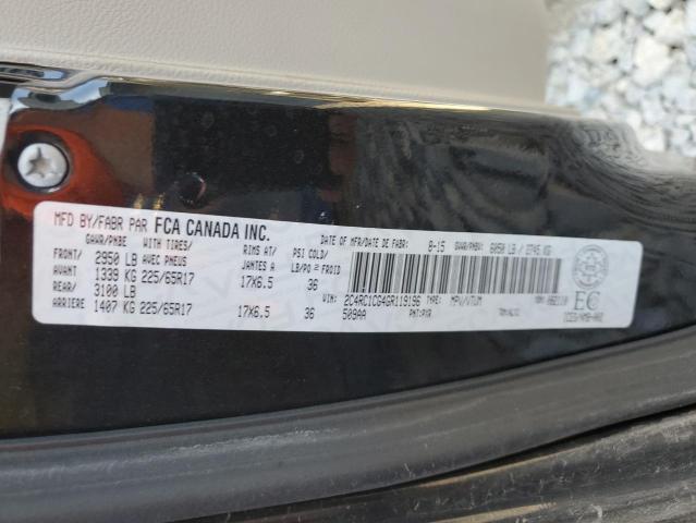 2C4RC1CG4GR119196 - 2016 CHRYSLER TOWN & COU TOURING L BLACK photo 13