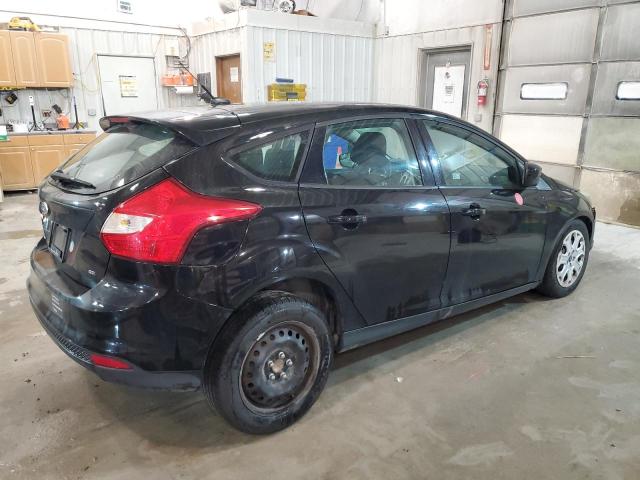 1FAHP3K27CL239021 - 2012 FORD FOCUS SE BLACK photo 3