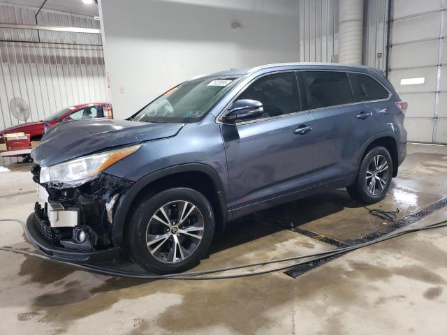 2016 TOYOTA HIGHLANDER XLE, 