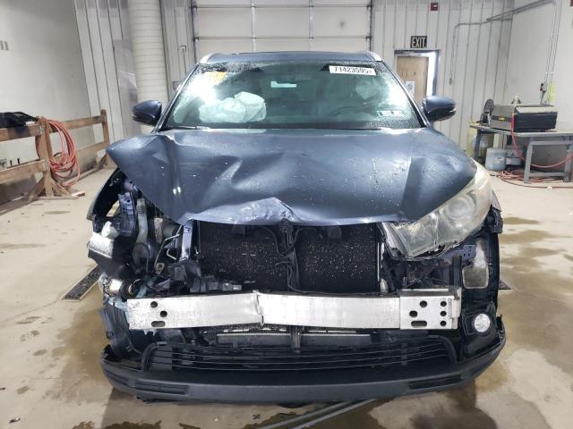 5TDJKRFH1GS500515 - 2016 TOYOTA HIGHLANDER XLE BLUE photo 5