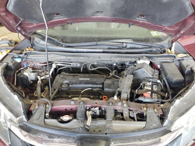 2HKRM4H75GH705572 - 2016 HONDA CR-V EXL MAROON photo 11