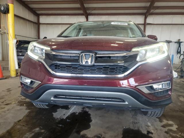 2HKRM4H75GH705572 - 2016 HONDA CR-V EXL MAROON photo 5