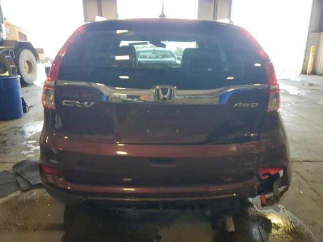 2HKRM4H75GH705572 - 2016 HONDA CR-V EXL MAROON photo 6