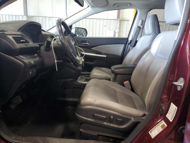2HKRM4H75GH705572 - 2016 HONDA CR-V EXL MAROON photo 7