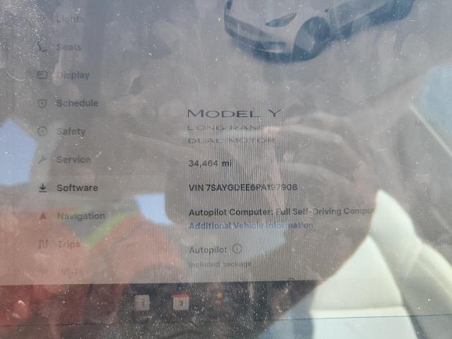 7SAYGDEE6PA197908 - 2023 TESLA MODEL Y Ağ foto 9