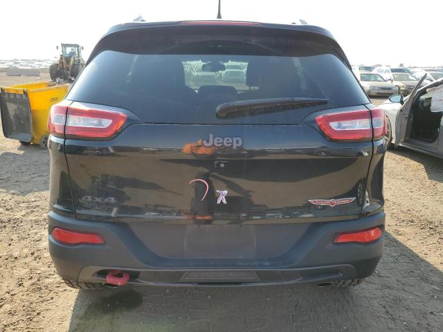 1C4PJMBS5FW604327 - 2015 JEEP CHEROKEE TRAILHAWK BLACK photo 6