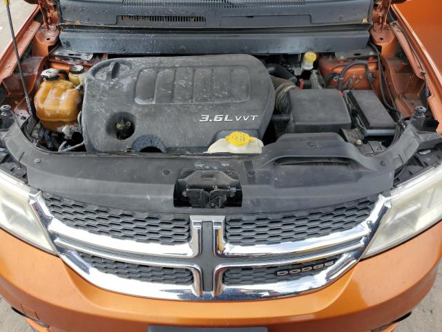 3D4PG1FG7BT561499 - 2011 DODGE JOURNEY MAINSTREET ORANGE photo 12