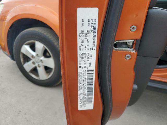 3D4PG1FG7BT561499 - 2011 DODGE JOURNEY MAINSTREET ORANGE photo 13