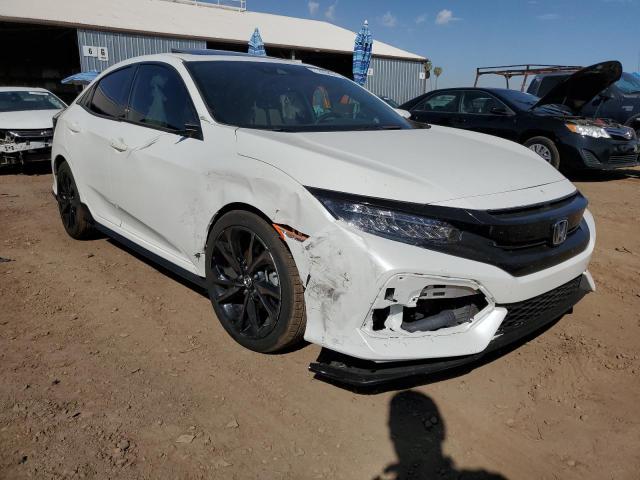 SHHFK7H97JU225095 - 2018 HONDA CIVIC SPORT TOURING WHITE photo 4