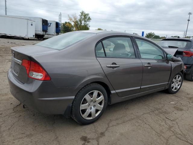 19XFA1F54AE002522 - 2010 HONDA CIVIC LX GRAY photo 3