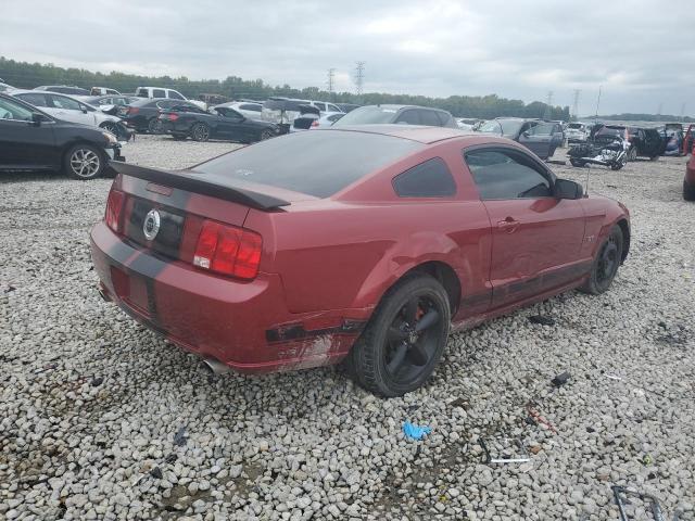 1ZVFT82H275337444 - 2007 FORD MUSTANG GT BURGUNDY photo 3