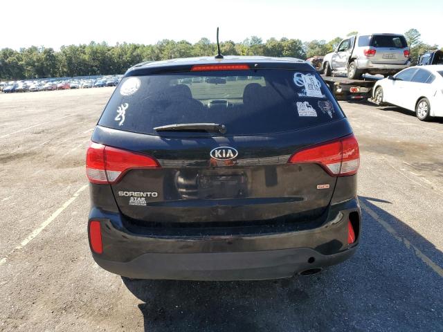 5XYKT3A69EG521319 - 2014 KIA SORENTO LX BLACK photo 6