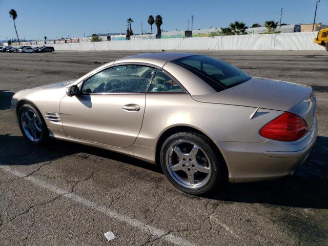 WDBSK75F63F019452 - 2003 MERCEDES-BENZ SL 500R BEIGE photo 2