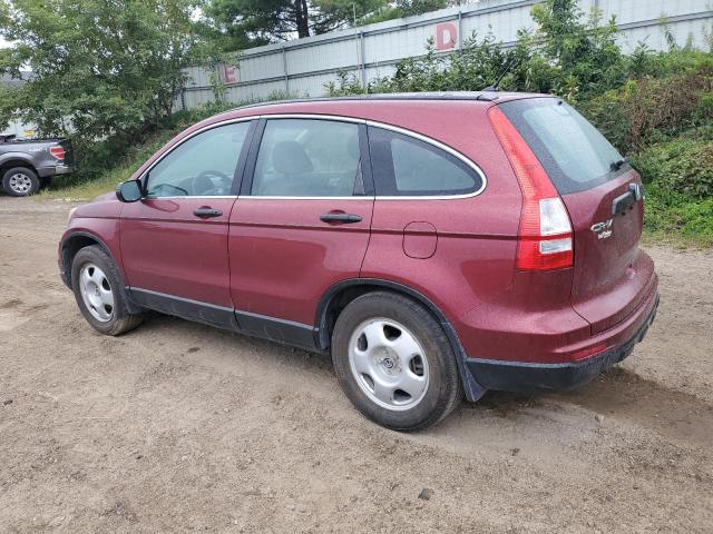 5J6RE4H35AL073454 - 2010 HONDA CR-V LX RED photo 2