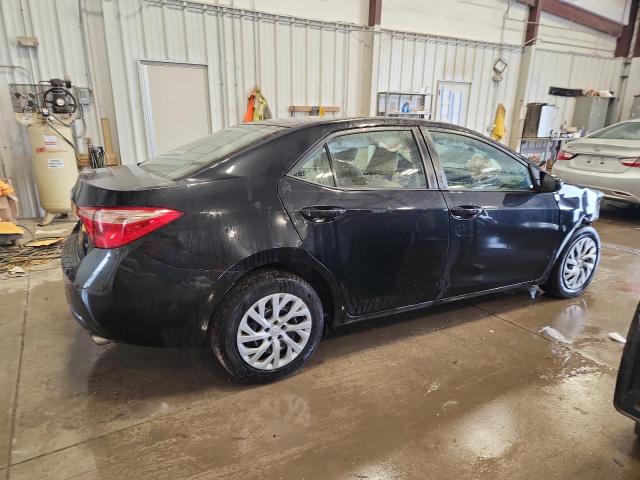 2T1BURHE6JC082812 - 2018 TOYOTA COROLLA L BLACK photo 3