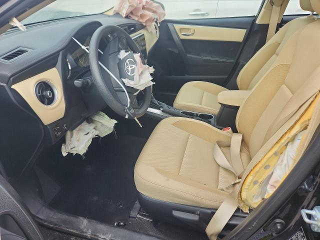 2T1BURHE6JC082812 - 2018 TOYOTA COROLLA L BLACK photo 7