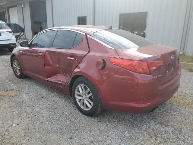 5XXGM4A73DG186255 - 2013 KIA OPTIMA LX RED photo 2