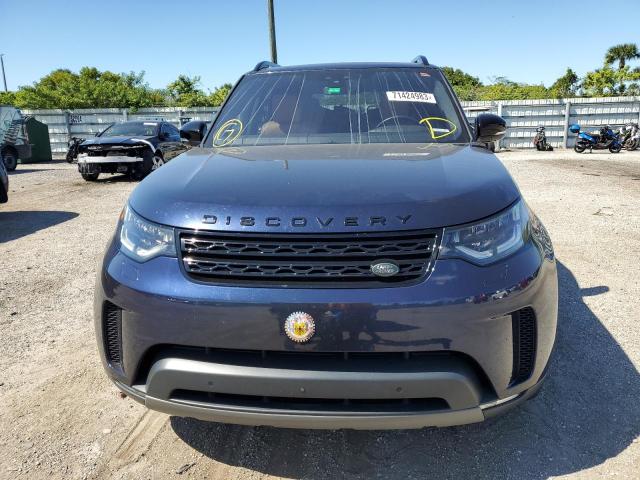 SALRT2RV0JA079294 - 2018 LAND ROVER DISCOVERY HSE LUXURY BLUE photo 5