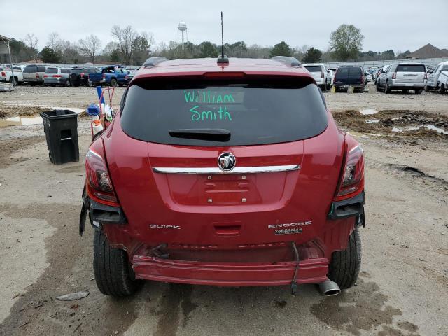 KL4CJDSBXHB070101 - 2017 BUICK ENCORE PREMIUM RED photo 6