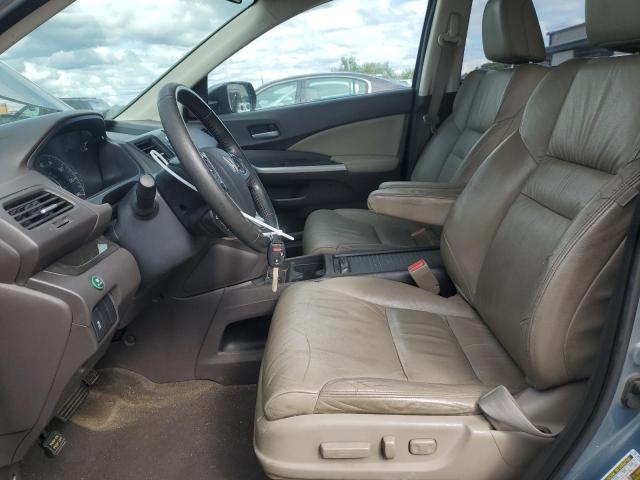 5J6RM4H7XCL016529 - 2012 HONDA CR-V EXL მწვანე ფოტო 7