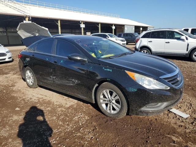 5NPEB4AC5EH880848 - 2014 HYUNDAI SONATA GLS BLACK photo 4