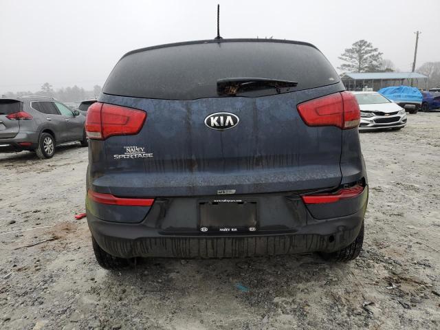 KNDPB3AC9E7569186 - 2014 KIA SPORTAGE BASE BLUE photo 6