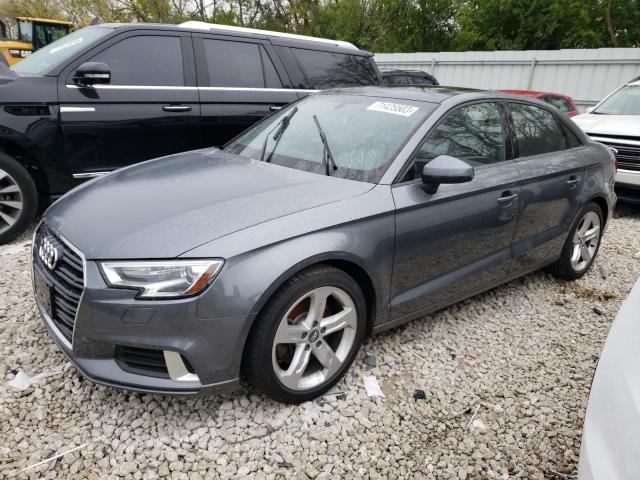 WAUB8GFF0H1055573 - 2017 AUDI A3 PREMIUM GRAY photo 1