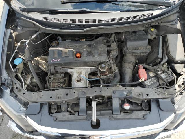 19XFB2F53CE345165 - 2012 HONDA CIVIC LX GRAY photo 11