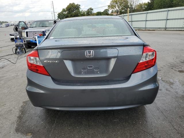 19XFB2F53CE345165 - 2012 HONDA CIVIC LX GRAY photo 6