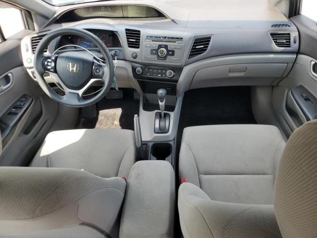 19XFB2F53CE345165 - 2012 HONDA CIVIC LX GRAY photo 8