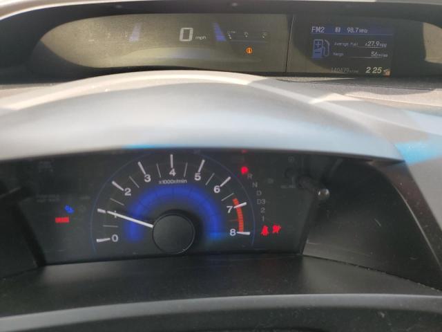 19XFB2F53CE345165 - 2012 HONDA CIVIC LX GRAY photo 9