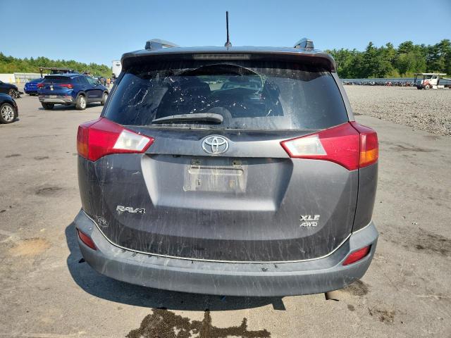 2T3RFREVXDW021020 - 2013 TOYOTA RAV4 XLE GRAY photo 6