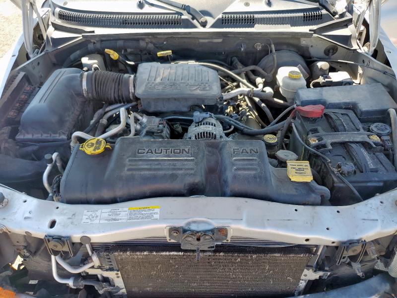 1D7HL48N44S508781 - 2004 DODGE DAKOTA QUAD SLT SILVER photo 11