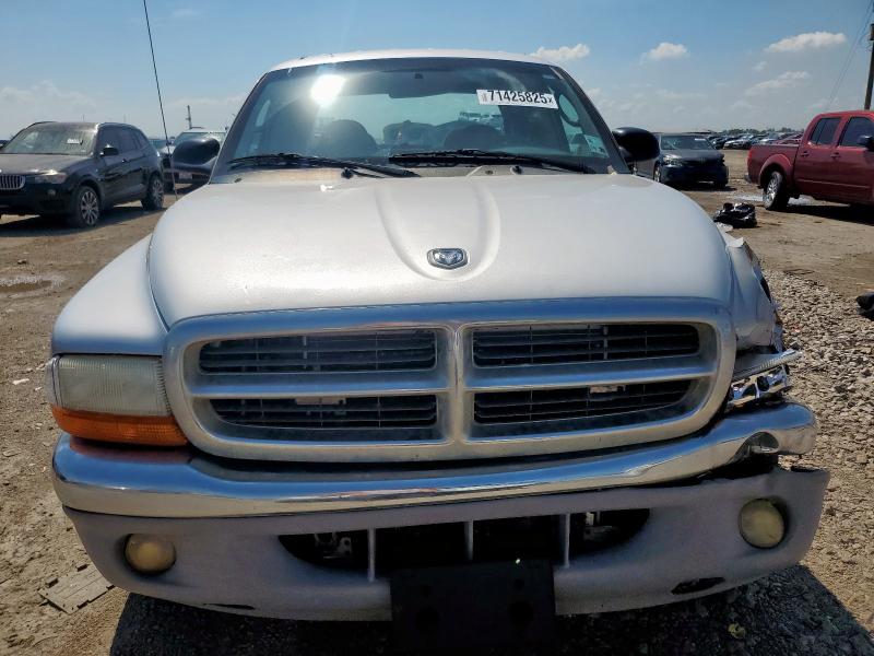 1D7HL48N44S508781 - 2004 DODGE DAKOTA QUAD SLT SILVER photo 5