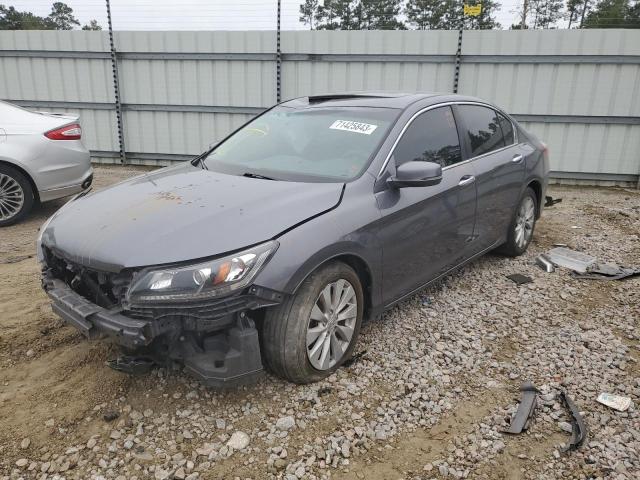 1HGCR2F72DA121357 - 2013 HONDA ACCORD EX GRAY photo 1