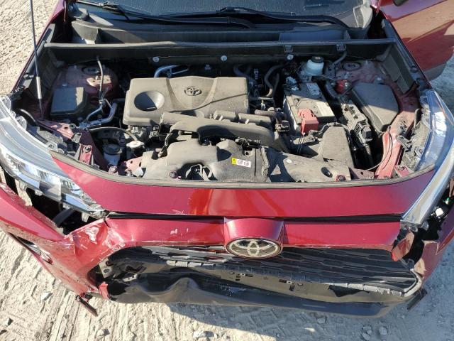 JTMP1RFV9MD075572 - 2021 TOYOTA RAV4 XLE RED photo 12