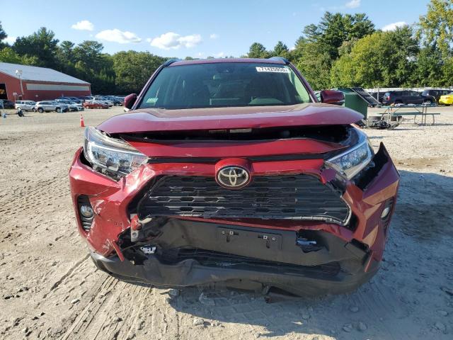 JTMP1RFV9MD075572 - 2021 TOYOTA RAV4 XLE RED photo 5