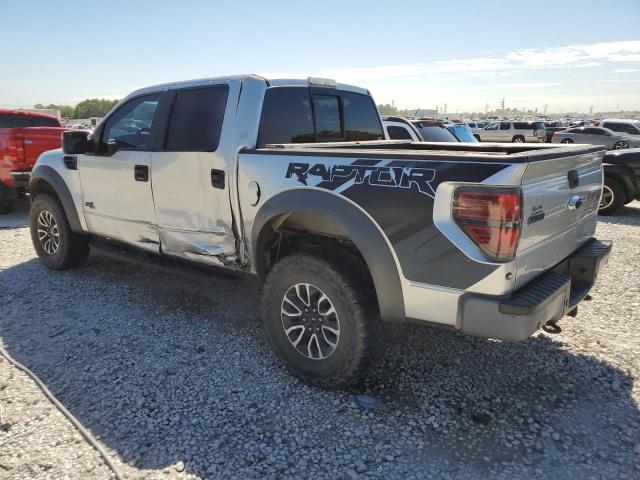 1FTFW1R68EFA37906 - 2014 FORD F150 SVT RAPTOR SILVER photo 2