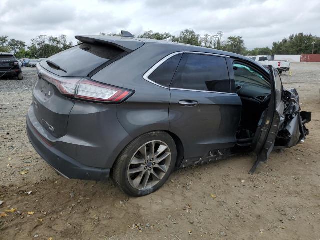 2FMPK4K96HBB54343 - 2017 FORD EDGE TITANIUM GRAY photo 3