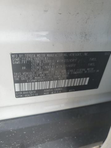 4T3RWRFV0RU122170 - 2024 TOYOTA RAV4 XLE WHITE photo 14