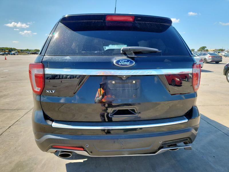 1FM5K7D82JGB42122 - 2018 FORD EXPLORER XLT Чорний фото 6