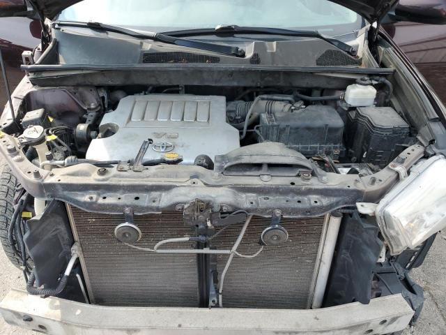 5TDBK3EH4CS141187 - 2012 TOYOTA HIGHLANDER BASE 勃艮第红 照片 12
