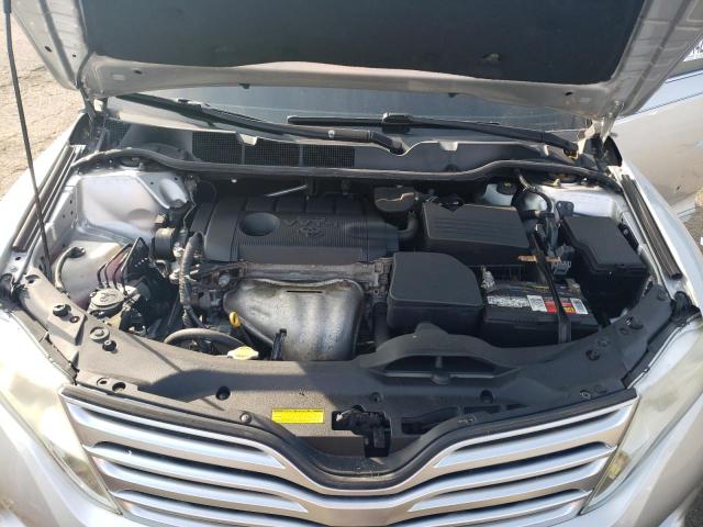 4T3BA3BB7BU024266 - 2011 TOYOTA VENZA SILVER photo 11