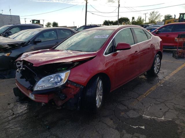 1G4PP5SK9F4207196 - 2015 BUICK VERANO RED photo 1