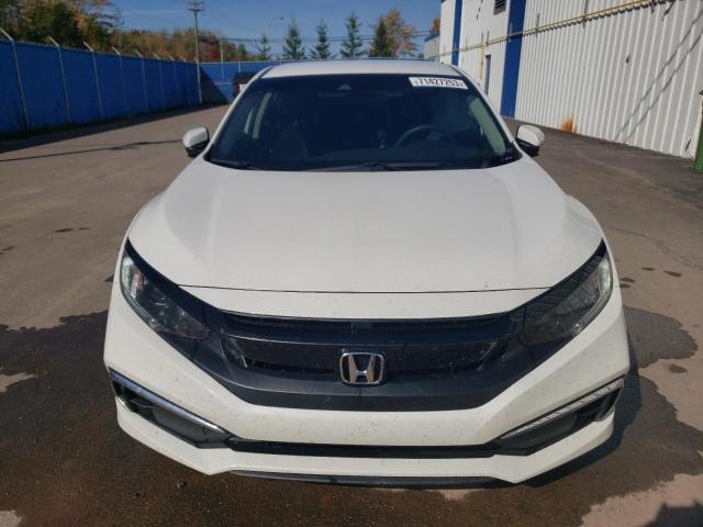 2HGFC2F50KH007658 - 2019 HONDA CIVIC LX WHITE photo 5