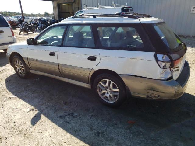 4S3BH675237630653 - 2003 SUBARU LEGACY OUTBACK AWP WHITE photo 2